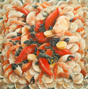 Seafood Extravaganza, 2010 (tuval üzerine akrilik)